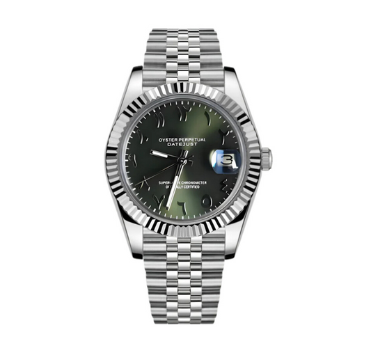DATEJUST MOD  (Arabic Olive)