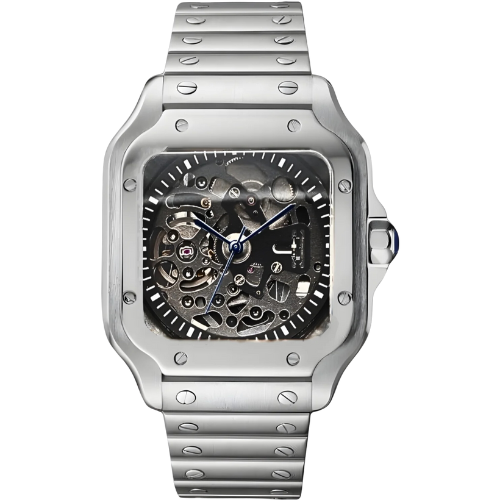 SANTOS MOD (Skeleton Dial)