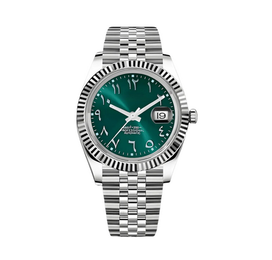 DATEJUST MOD (Arabic Green Dial)