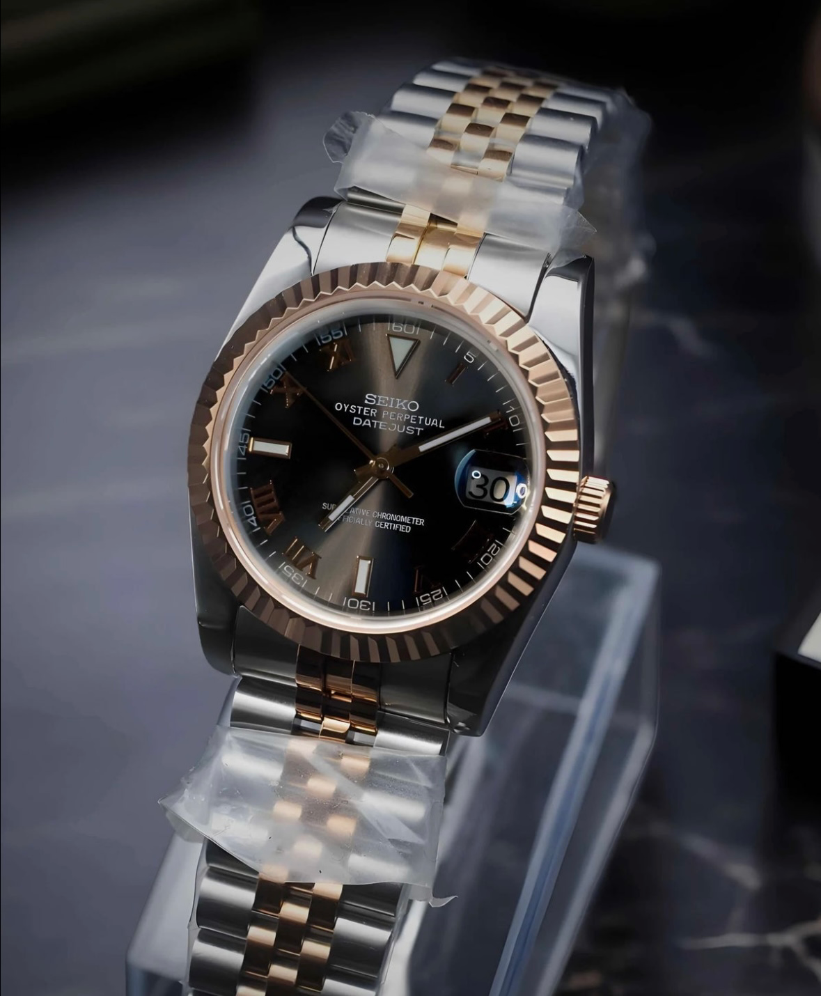 DATEJUST MOD TWOTONE ROMAN