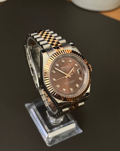 DATEJUST MOD ( CHOCOLATE TWO TONE )