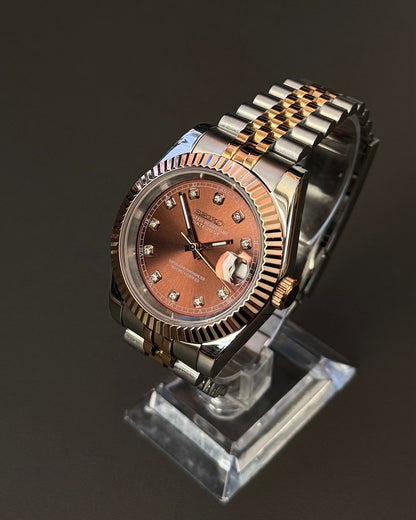 DATEJUST MOD ( CHOCOLATE TWO TONE )