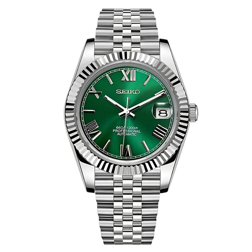 CLASSIC DATE MOD - GREEN ROMAN